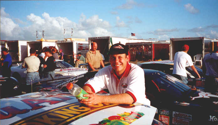 casey and car at Homestead